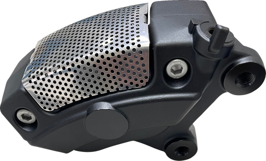 Drag Specialties Front Right Black Brake Caliper for 2008-2026 Harley Touring