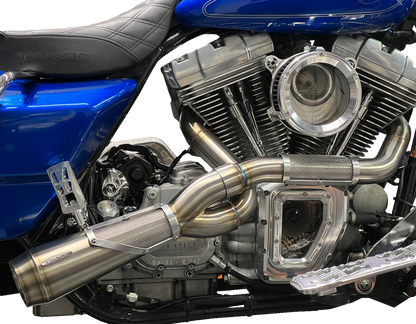 Trask Big Sexy 2:1 High Performance Exhaust  for 2007-16 Harley Davidson Touring