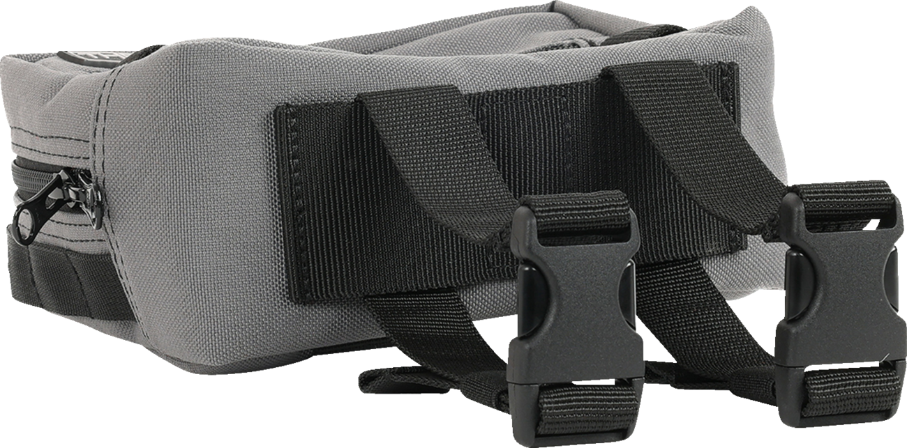 Thrashin Supply Gray Motorcycle Handlebar Storage Bag Harley Davidson THB-0016