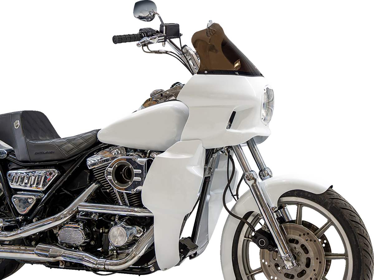 Klock Werks Kolor Flare 12.5" Bronze Windshield fits Saddlemen S-RT Mini Fairing