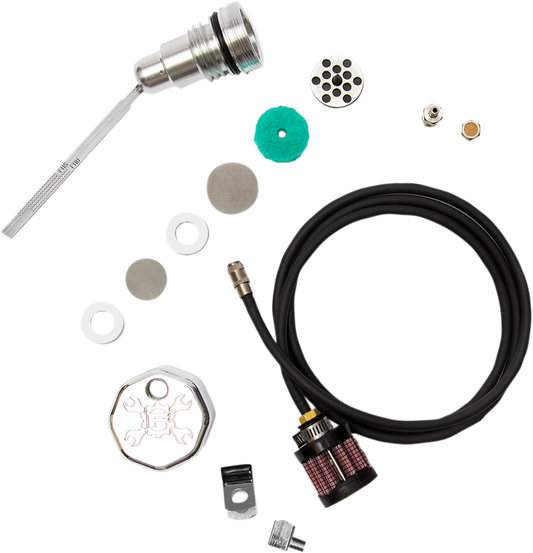 Feuling Polished Vented Oil Dipstick fits 2006-2017 Harley Dyna Twin Cam