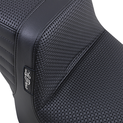 Le Pera Tailwhip Basketweave Stitch Seat for 2010-2022 Harley Sportster 883 1200