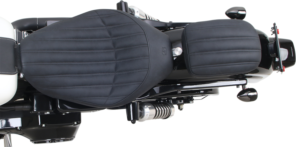 Saddlemen 7" Knuckle Detachable Rear Gel Pillion Pad Seat for Harley Davidson