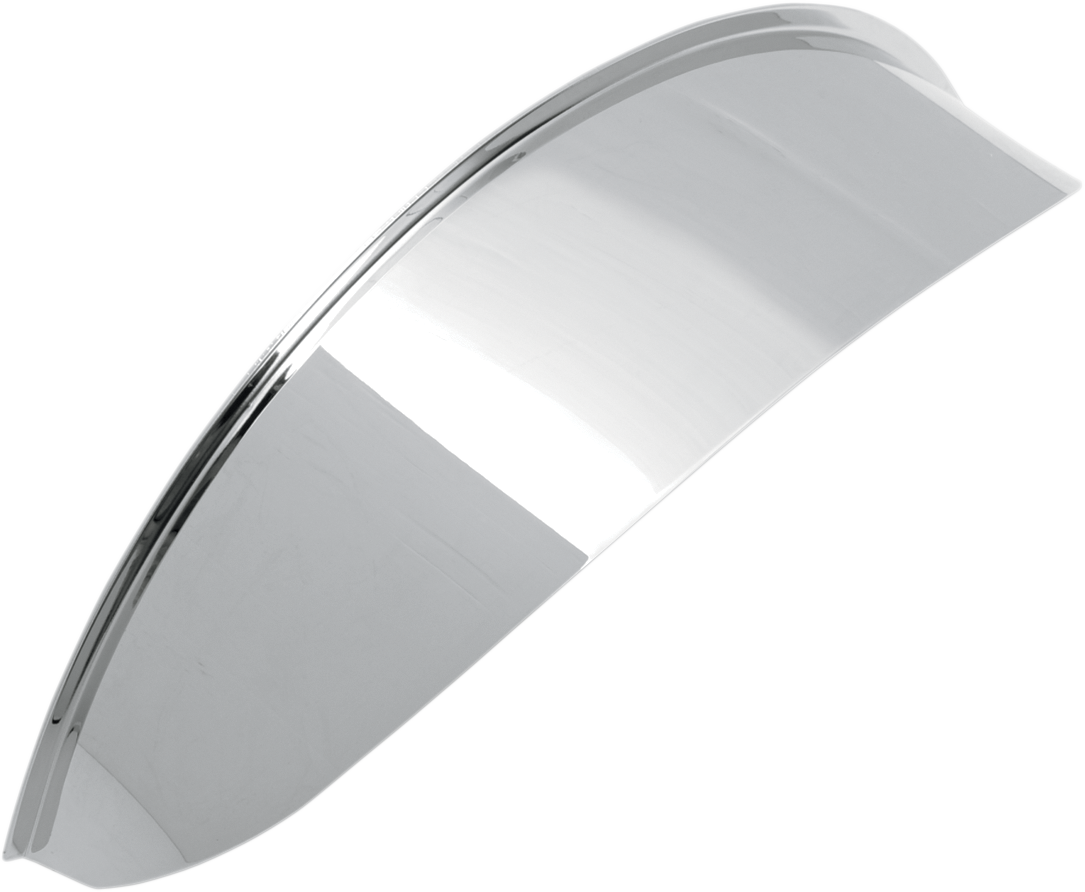 Drag Specialties Plain Chrome Steel Motorcycle 7" Front Headlight Visor