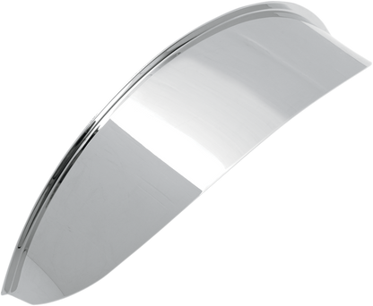 Drag Specialties Plain Chrome Steel Motorcycle 7" Front Headlight Visor