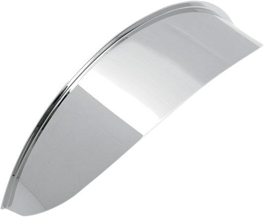 Drag Specialties Plain Chrome Steel Motorcycle 7" Front Headlight Visor