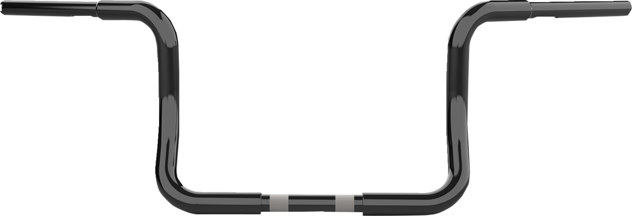 LA Choppers 1-1/4" Twin Round 10" Black Handlebar fits 1996-2023 Harley Touring