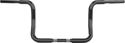 LA Choppers 1-1/4" Twin Round 10" Black Handlebar fits 1996-2023 Harley Touring