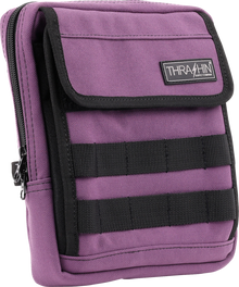 Thrashin Supply Purple Motorcycle Handlebar Storage Bag Slim for Harley THB-0033