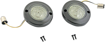 Custom Dynamics Probeam Black 1157 Flat Turn Signal Kit 1986-2021 Harley Touring