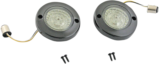 Custom Dynamics Probeam Black 1157 Flat Turn Signal Kit 1986-2021 Harley Touring