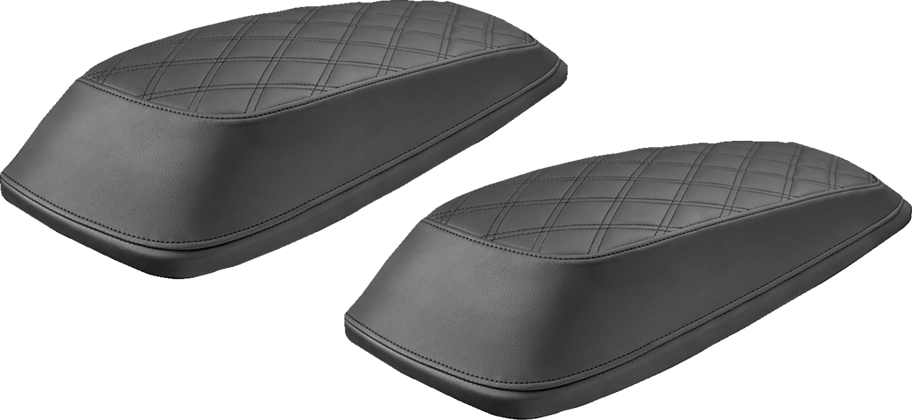 Saddlemen Lattice Stitch Saddlebag Lid Covers fits 2014-2023 Harley Touring FLHX
