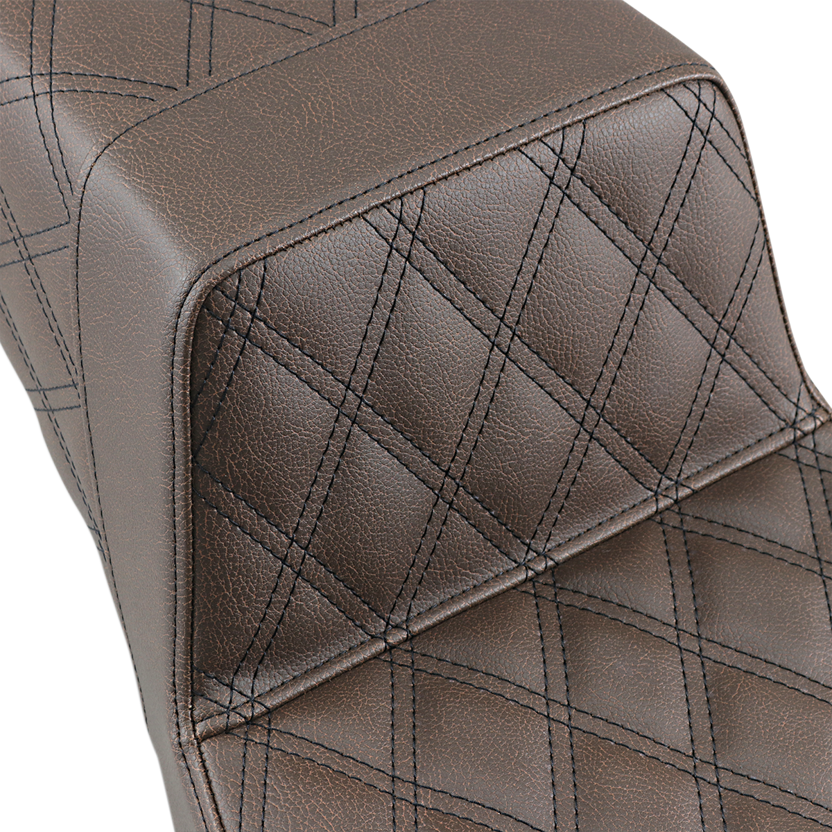 Saddlemen Brown Step Up Gel Seat for 1997-2007 Harley Road King Street Glide