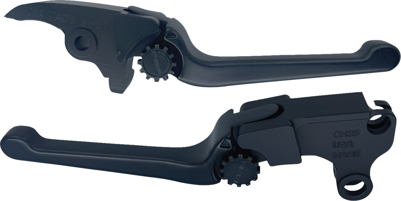 PSR Anthem Black Adjustable Clutch Brake Lever Set 2023-2025 Harley Touring