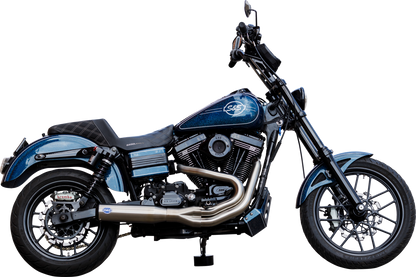 S&S Cycle 2-into-1 Qualifier Exhaust System for 2006-2007 Harley Dyna FXD FXDB