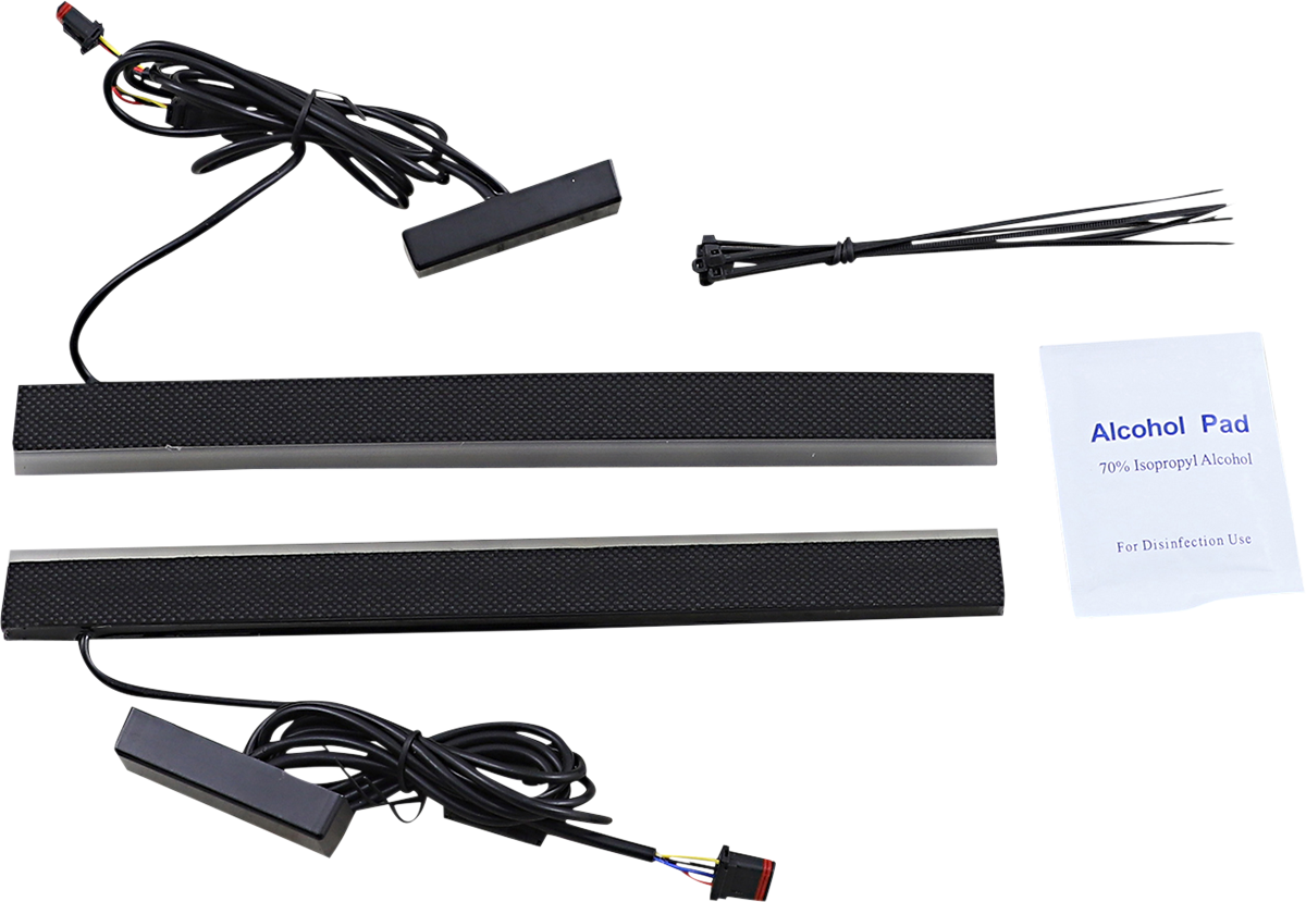 Custom Dynamics 10" Dual Color Rear LED Plasma Rods Accent Light Kit for Harley