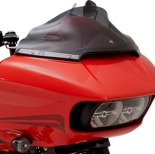 Klock Werks Black Front Flare Windshield Fairing Trim 2015-2022 Harley FLTRX