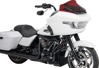 Klock Werks Kolor Flare 10" Red Windshield for 2023-2025 Harley Road Glide FLTR