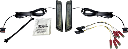 Custom Dynamics LED Front Fork Reflector Lights 2014-2025 Harley Touring FLHR