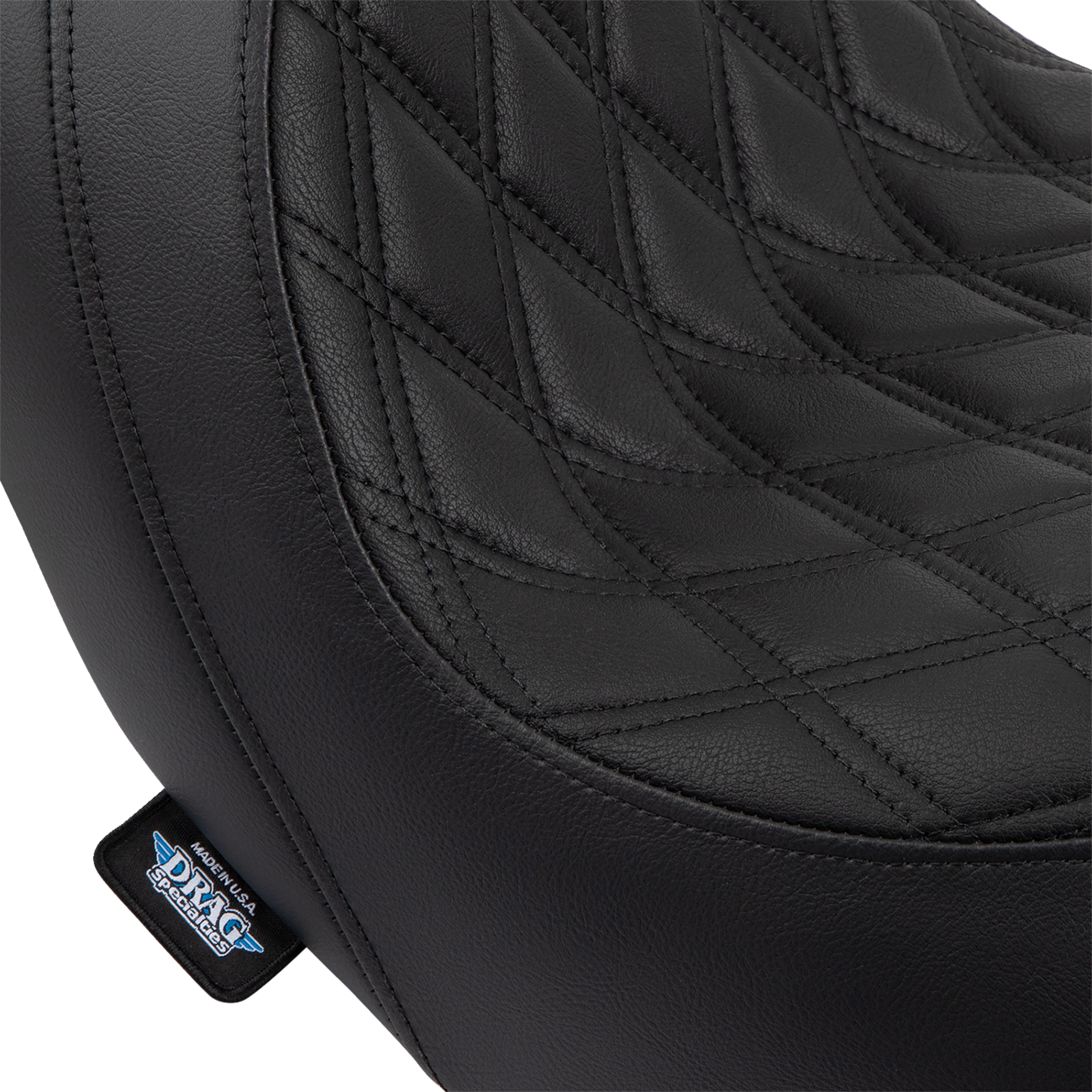 Drag Specialties Predator Diamond Seat for 2018-2025 Harley Softail Low Rider