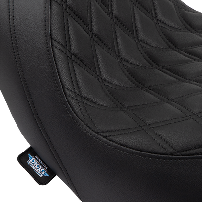 Drag Specialties Predator Diamond Seat for 2018-2025 Harley Softail Low Rider