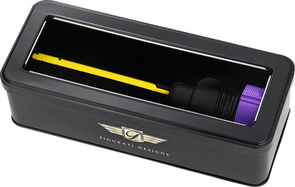 Figurati Knurled Purple Magnetic Engine Oil Dipstick 2007-2016 Harley Touring