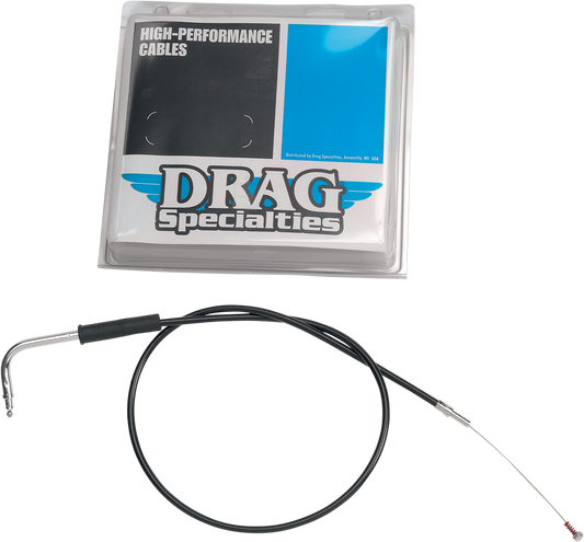Drag Specialties Black Vinyl Throttle Cable 42.5" for 81-89 Harley Touring FLHT