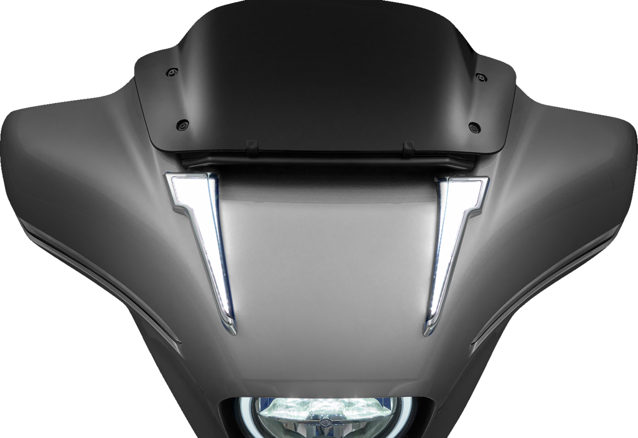 Ciro Quill LED Fairing Running Turn Signal Lights fits 23-25 Harley Street Glide