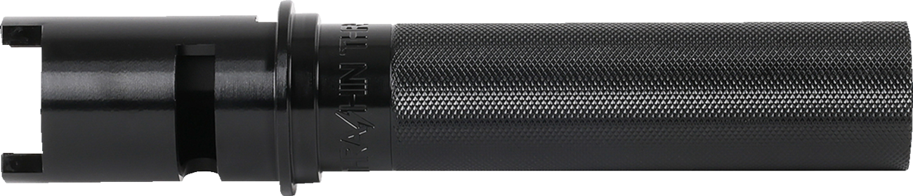 Thrashin Knurled Black Gen 2 TBW 1" Throttle Tube for 2023-2025 Harley Touring