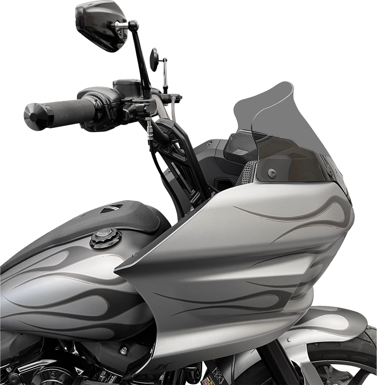 Kodlin Fastback Black 8" Straight Handlebar Risers for 2018-2024 Harley Softail
