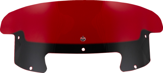 Klock Werks 8" Red Kolor Flare Fairing Windshield 2020-2023 Indian Challenger