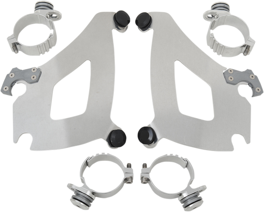 Memphis Shades Bullet Fairing & Polished Mount Kit for 2013-2017 Harley Breakout