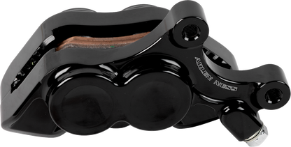Arlen Ness Black 4-Piston Front Left Brake Caliper fits 2006-2025 Harley 11.8"