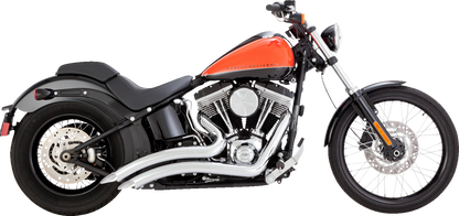 Vance & Hines Big Radius 2-2 Chrome PCX Exhaust System 1986-2009 Harley Softail