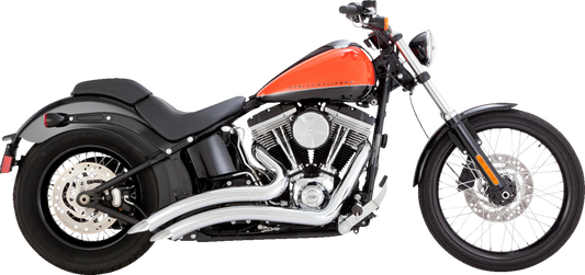 Vance & Hines Big Radius 2-2 Chrome PCX Exhaust System 1986-2009 Harley Softail