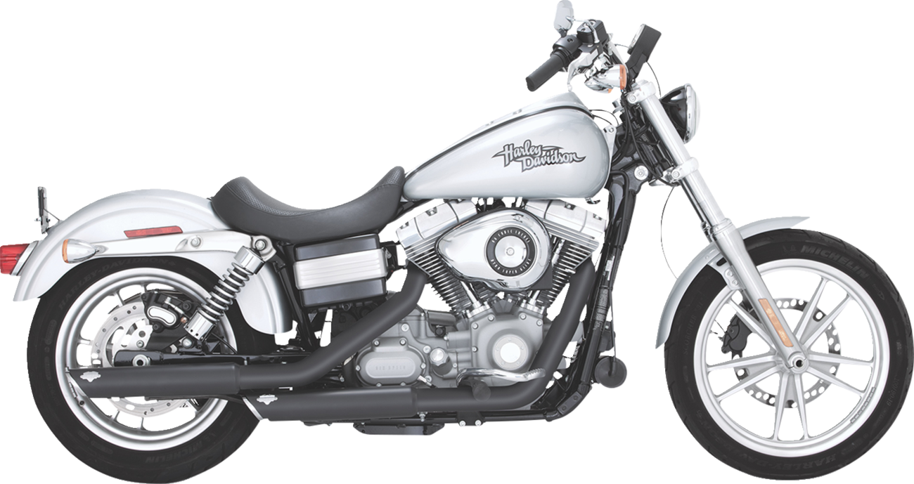 Vance & Hines 3" Twin Slash PCX Exhaust Mufflers fits 1991-17 Harley Dyna 46337
