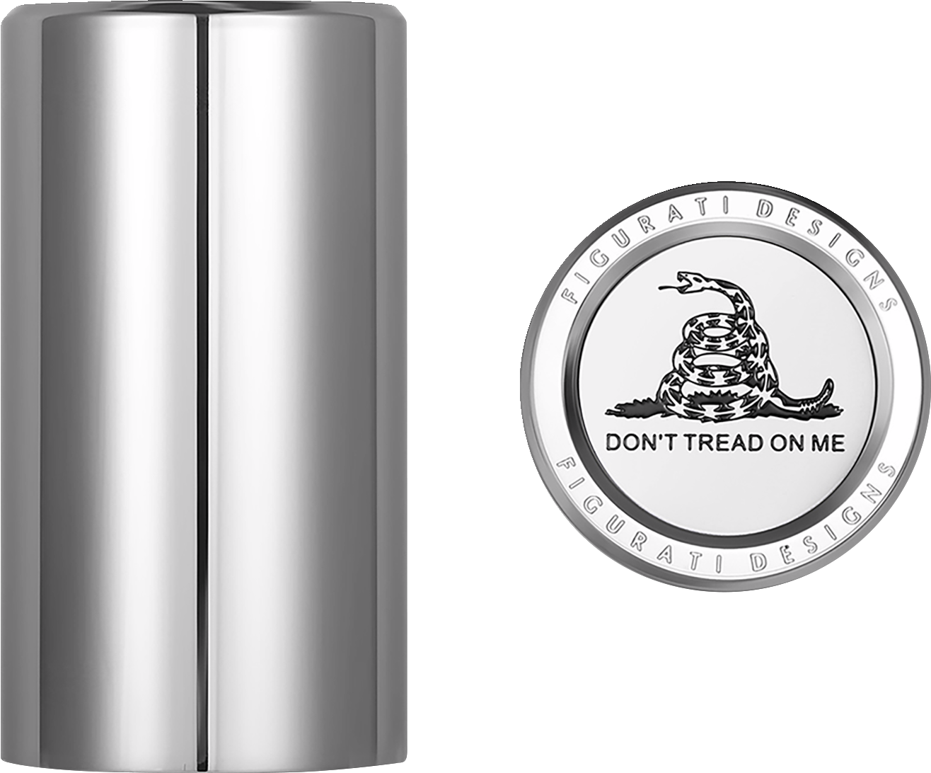 Figurati Don't Tread on Me Long Magnetic Docking Hardware Covers for Harley