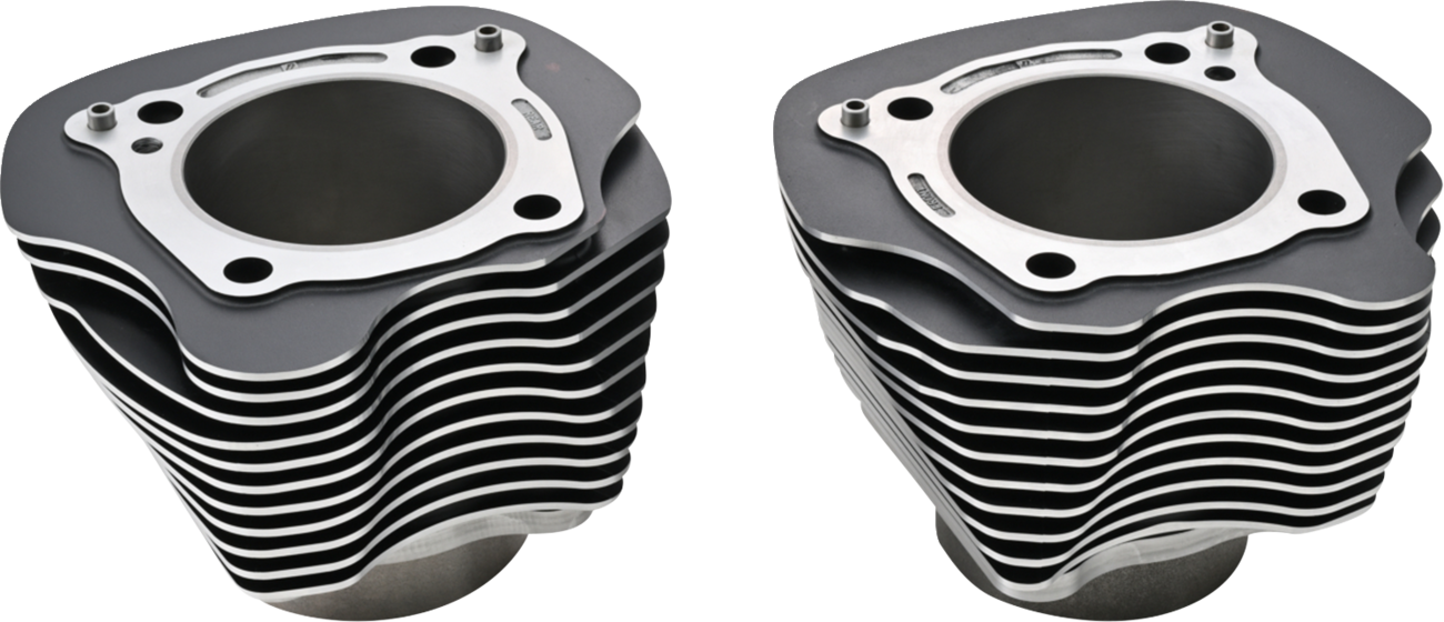 Drag Specialties Black 4.250" Replacement Cylinder Set for 2017-2026 Harley M8