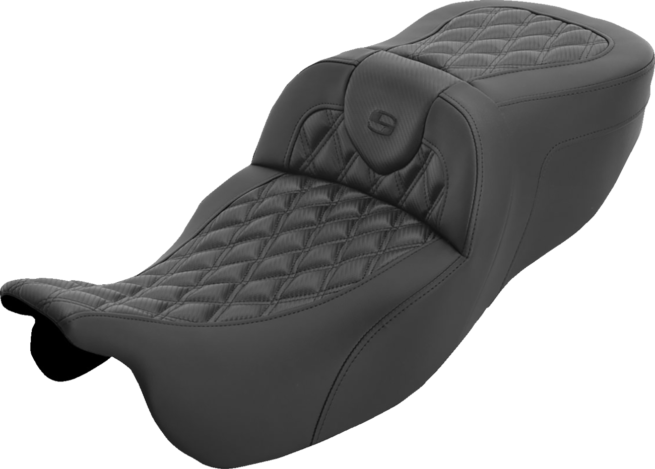 Saddlemen Roadsofa Carbon Lattice Extended Seat for 15-25 Harley Freewheeler RG3