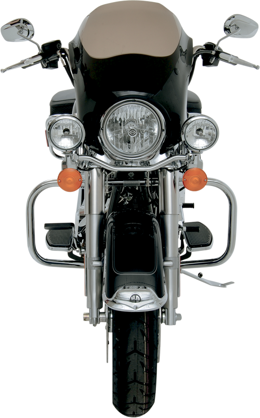 Memphis Shades Bullet Fairing & Polished Mount Kit for 1995-23 Harley Road King