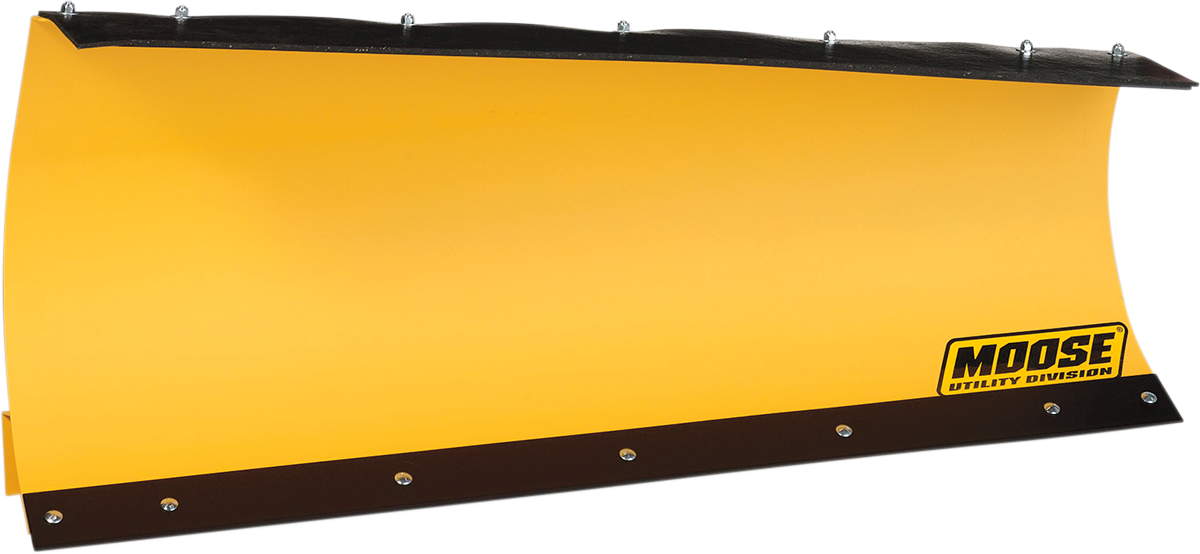 Moose 50" ATV UTV Side by Side Off Road Black Yellow County Snow Plow Blade