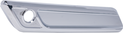 Kodlin Slant Chrome Saddlebag Latch Covers fits 2023-2025 Harley Touring K59491