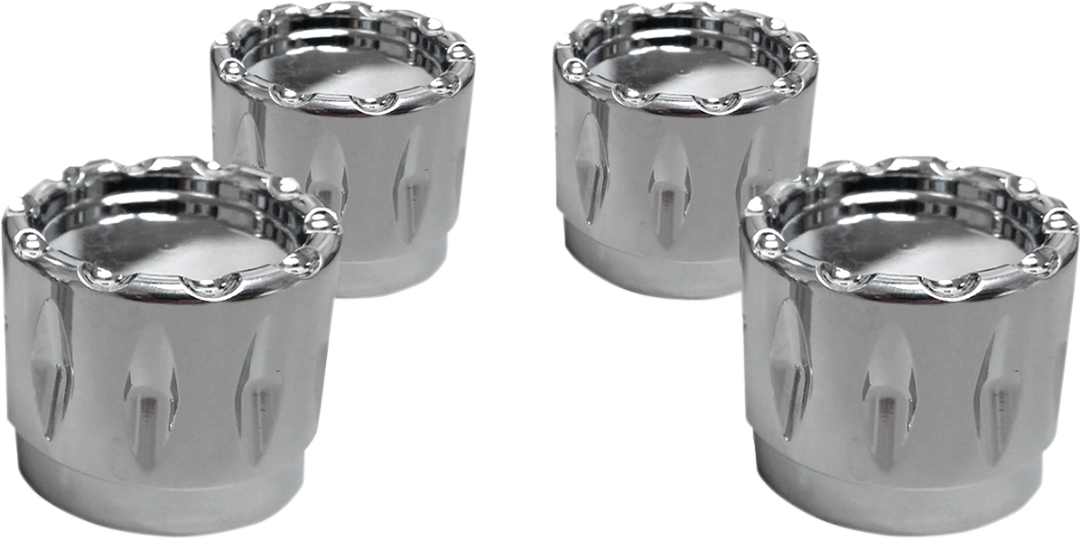 Avon Rival Chrome Engine Head Bolt Covers 1986-2020 Harley Softail Touring FLHR