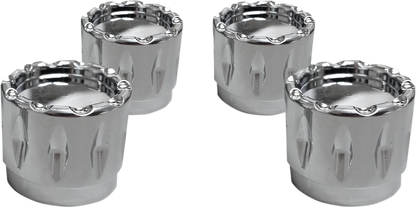 Avon Rival Chrome Engine Head Bolt Covers 1986-2020 Harley Softail Touring FLHR