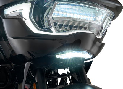Ciro GOAT-E Chrome Fairing Turn Signal Light for 2023-2026 Harley Road Glide