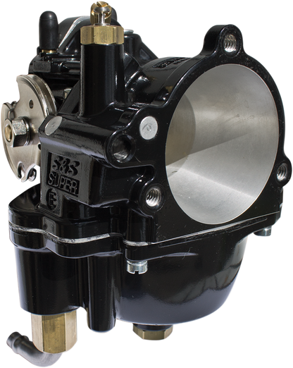 S&S Black Super E Motorcycle Carburetor 1957-2006 Harley Big Twin Sportster XL