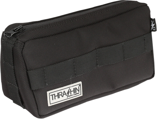 Thrashin Black Motorcycle Handlebar Storage Bag for Harley Davidson THB-0002