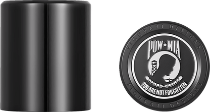 Figurati Designs POW-MIA Black Short Magnetic Docking Hardware Covers for Harley