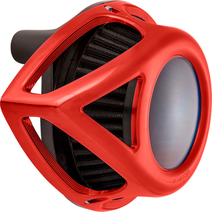 Arlen Ness Red Clear Tear Air Cleaner Kit for 2023-2026 Harley Road Street Glide