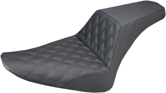 Saddlemen Step Up Lattice Gel Seat for 2011-2017 Harley Softail Slim Blackline